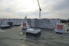 Jede menge Dämmung ist zu verlegen.